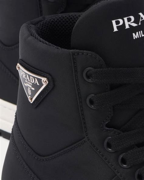 prada high tops|prada gabardine high top sneakers.